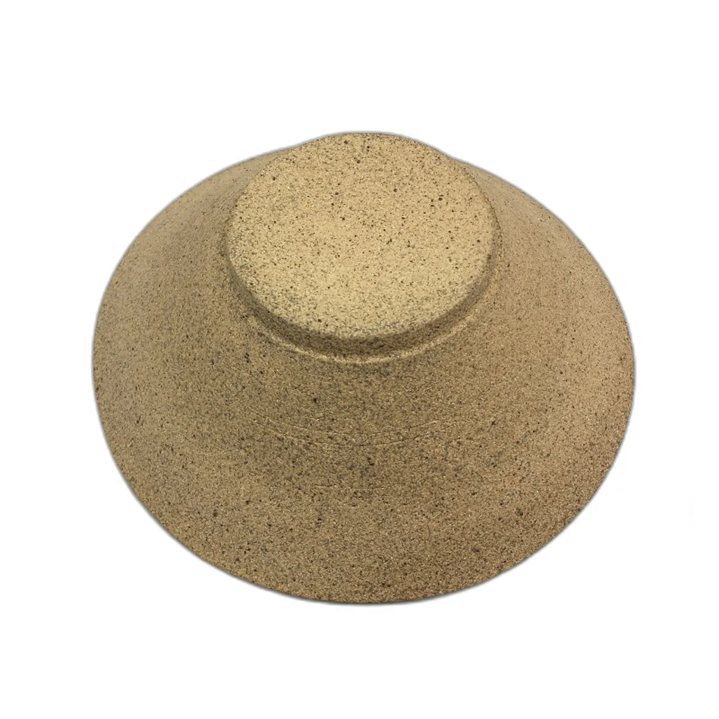 HANDCRAFTED Stoneware Pottery 3 Leaf Trinket Bowl By Lenore Hattoum 16cm - Image 2