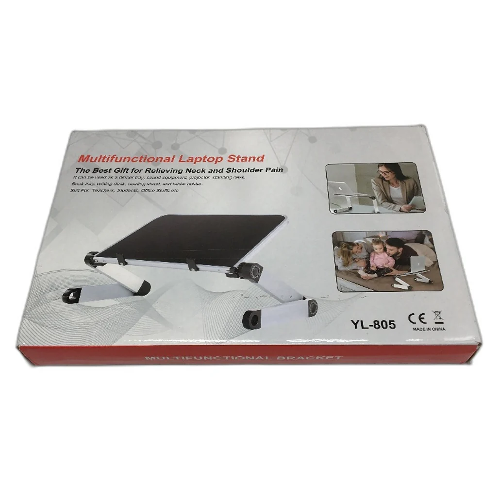 Lavender Tray Multifunctional 360 Degree Rotating Joints Laptop Stand NEW - Image 3