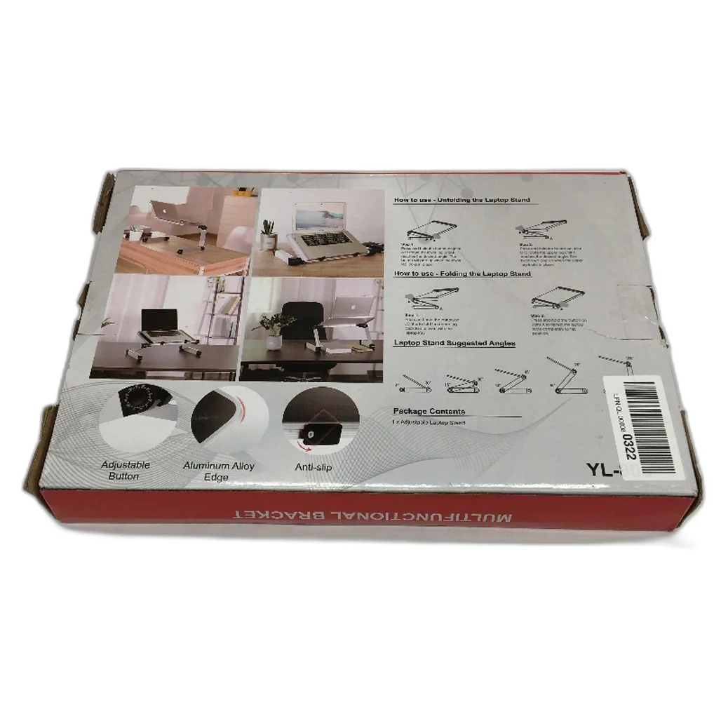 Lavender Tray Multifunctional 360 Degree Rotating Joints Laptop Stand NEW - Image 4