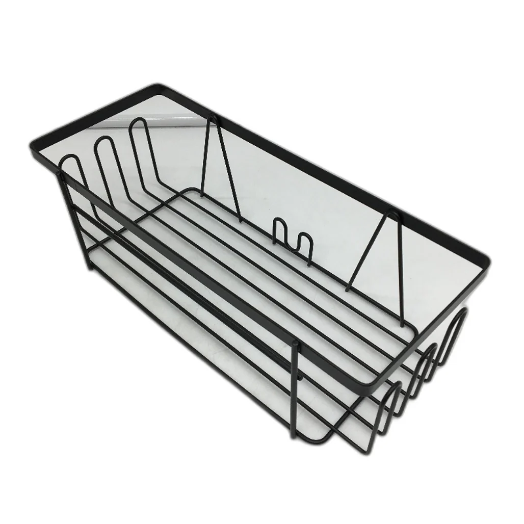 5 Pack Black Wire Stainless Steel Adhesive Shower Shelf with Soap Holders NEW - Image 2