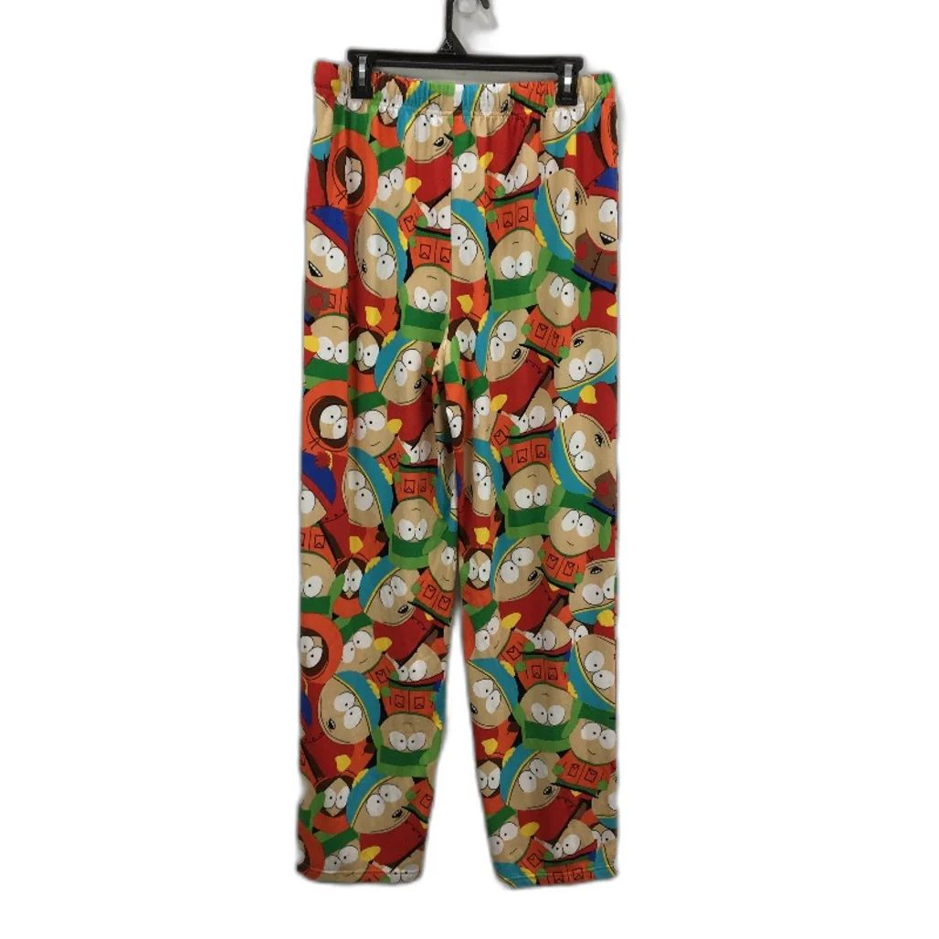 South Park Cast Print Soft Jersey Regular Fit Pyjama Pants Mens Size Medium - Image 2