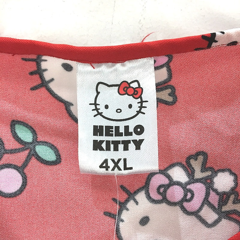 Hello Kitty Christmas Gingerbread Red Medical Scrub Top Ladies Size 4XL NEW - Image 3