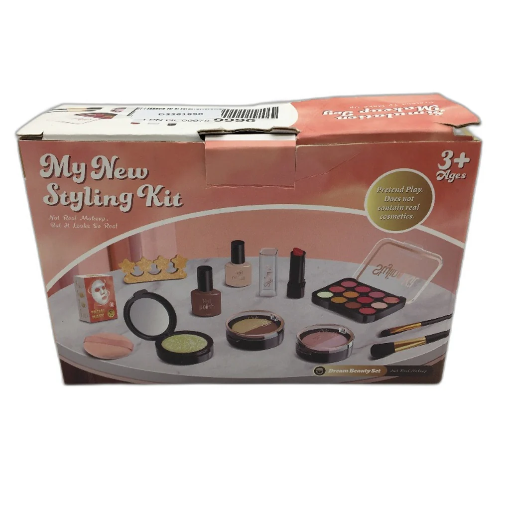 My New Styling Kit 12 Piece Pretend Makeup Toy Set for Ages 3 and Up NEW - Image 2