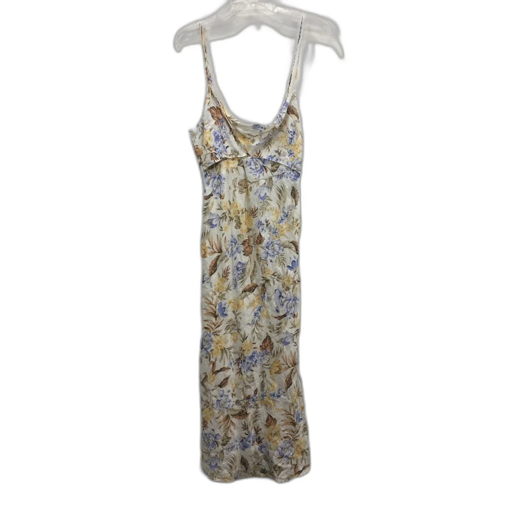 Forever New Rebekka Copacobana Floral Twisted Detail Dress Ladies Size AU 10