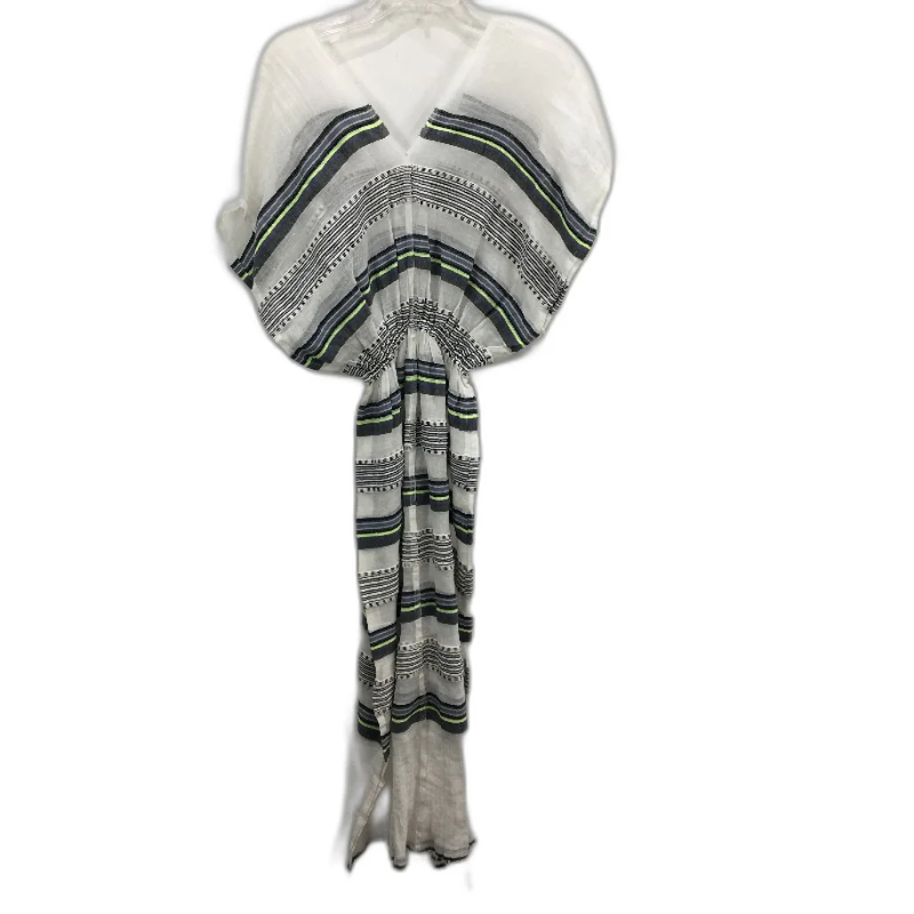 Lemlem Rucha Gauze Multi Stripe Cotton Blend Patio Dress Ladies Size Medium NEW - Image 2