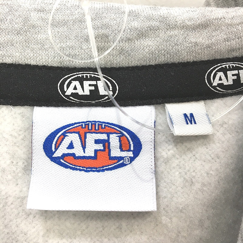 AFL Football Official Merch Port Adelaide Grey Hooded Jumper Mens Size M NEW - Image 3