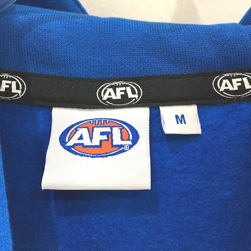 AFL Football Official Merch Western Bulldogs Blue Hooded Jumper Mens Size M NEW - Image 3
