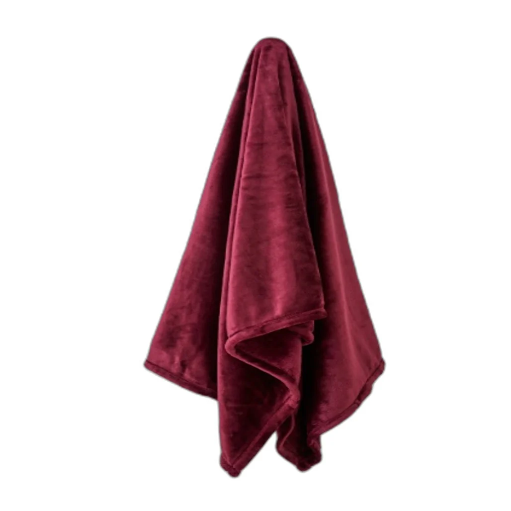 Target Ivy Supersoft Luxe Winter Warmth Burgundy 127 x 152cm Throw Blanket NEW - Image 2