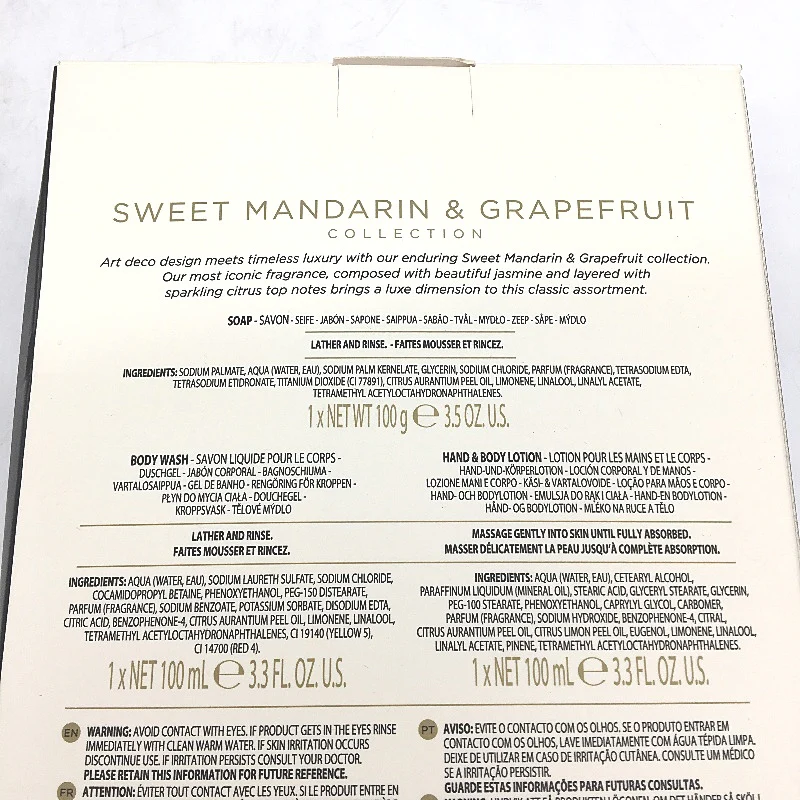 Bayliss & Harding Sweet Manderine & Grapefruit Candelit Bath Pamper Pack NEW - Image 3