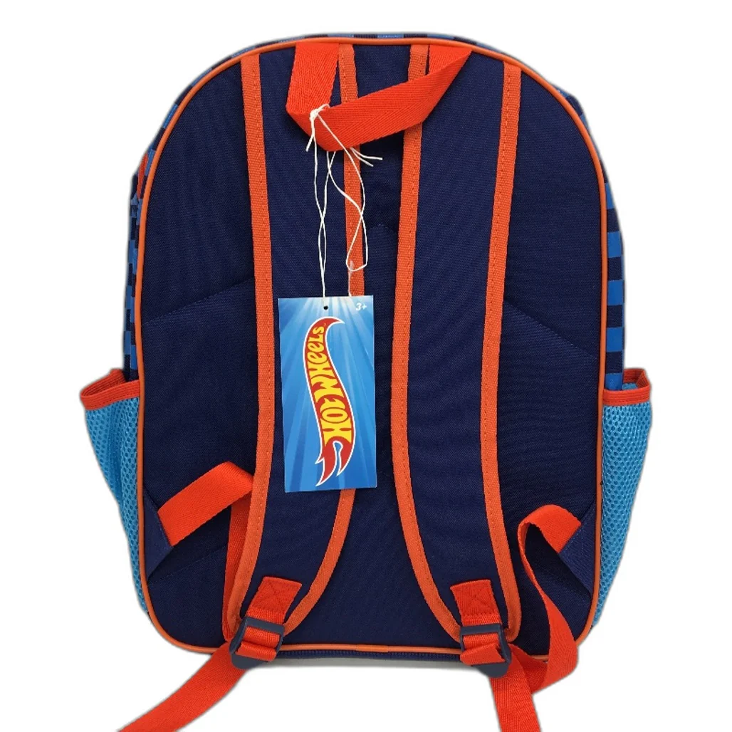 Mattel Navy Blue Hot Wheels Built For Speed Blue School Everday Backpack NEW - Image 2