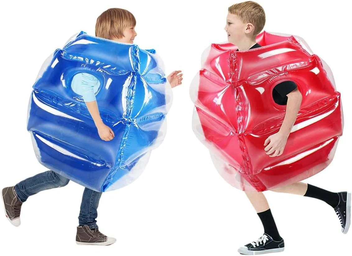 Wuzeautk Bubble Balls for Kids Red and Blue Set of 2 - Image 2
