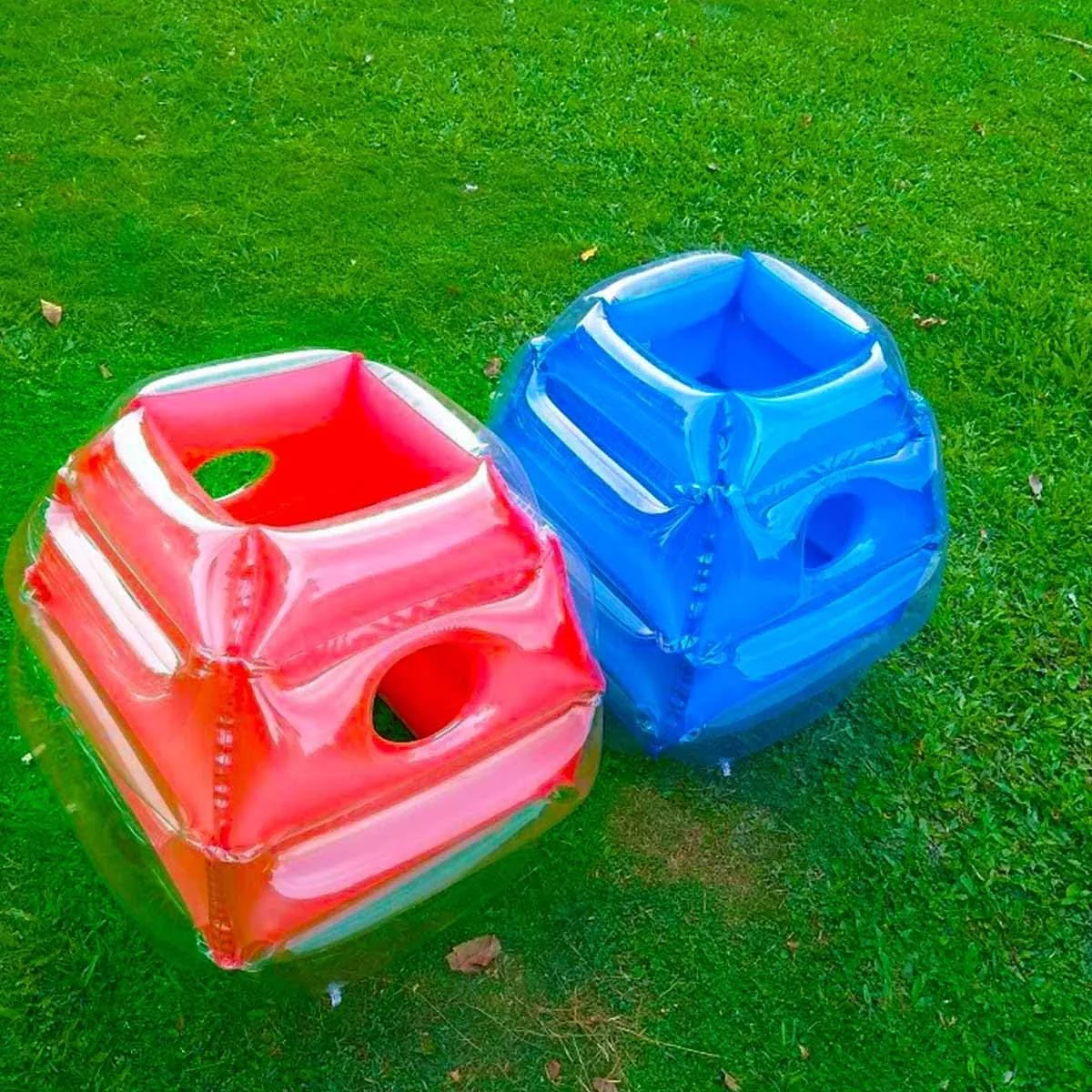 Wuzeautk Bubble Balls for Kids Red and Blue Set of 2 - Image 3