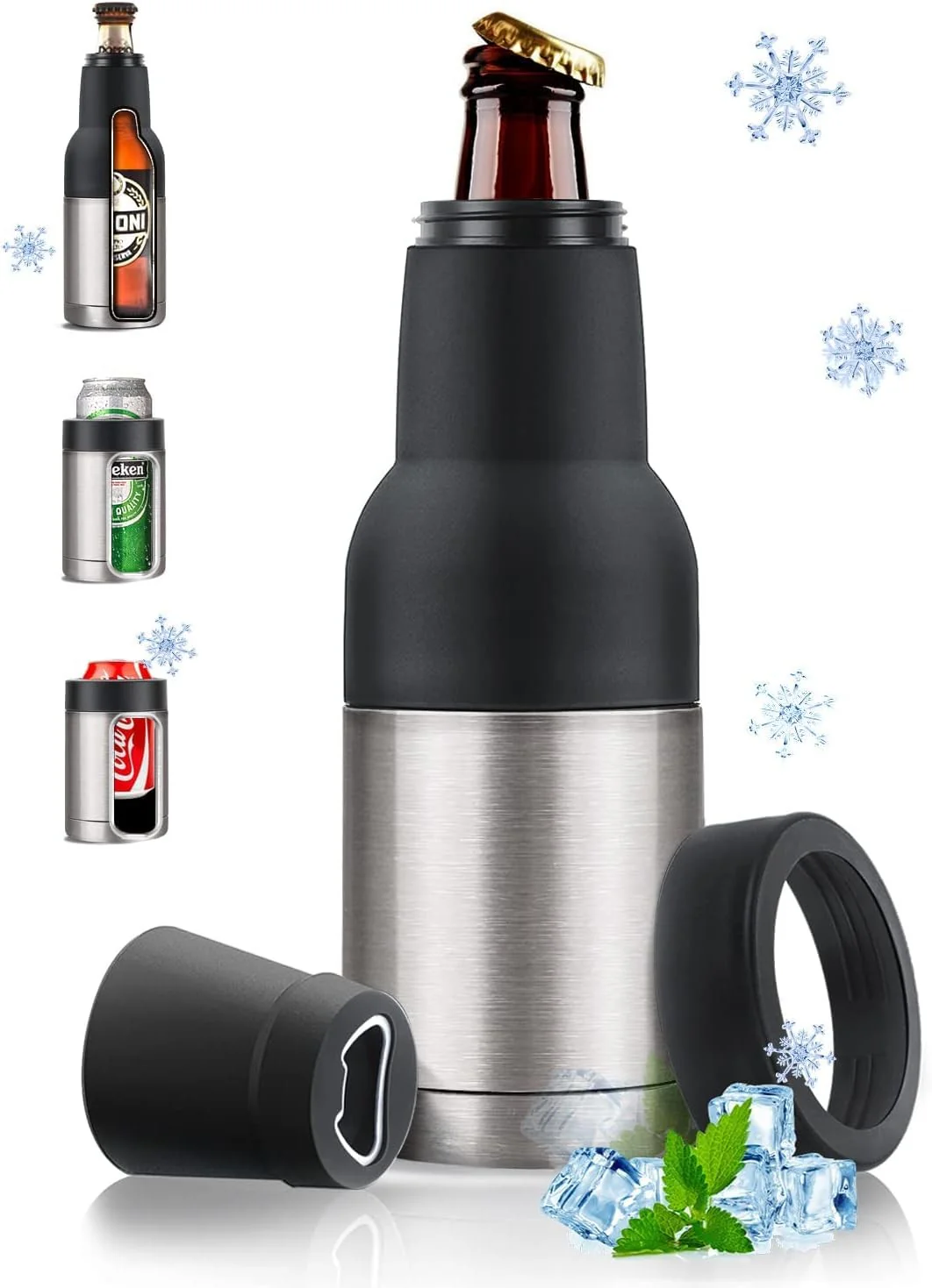 Nineway Premium Beer Cooler and Stubby Holder with Opener Gifts for Lovers