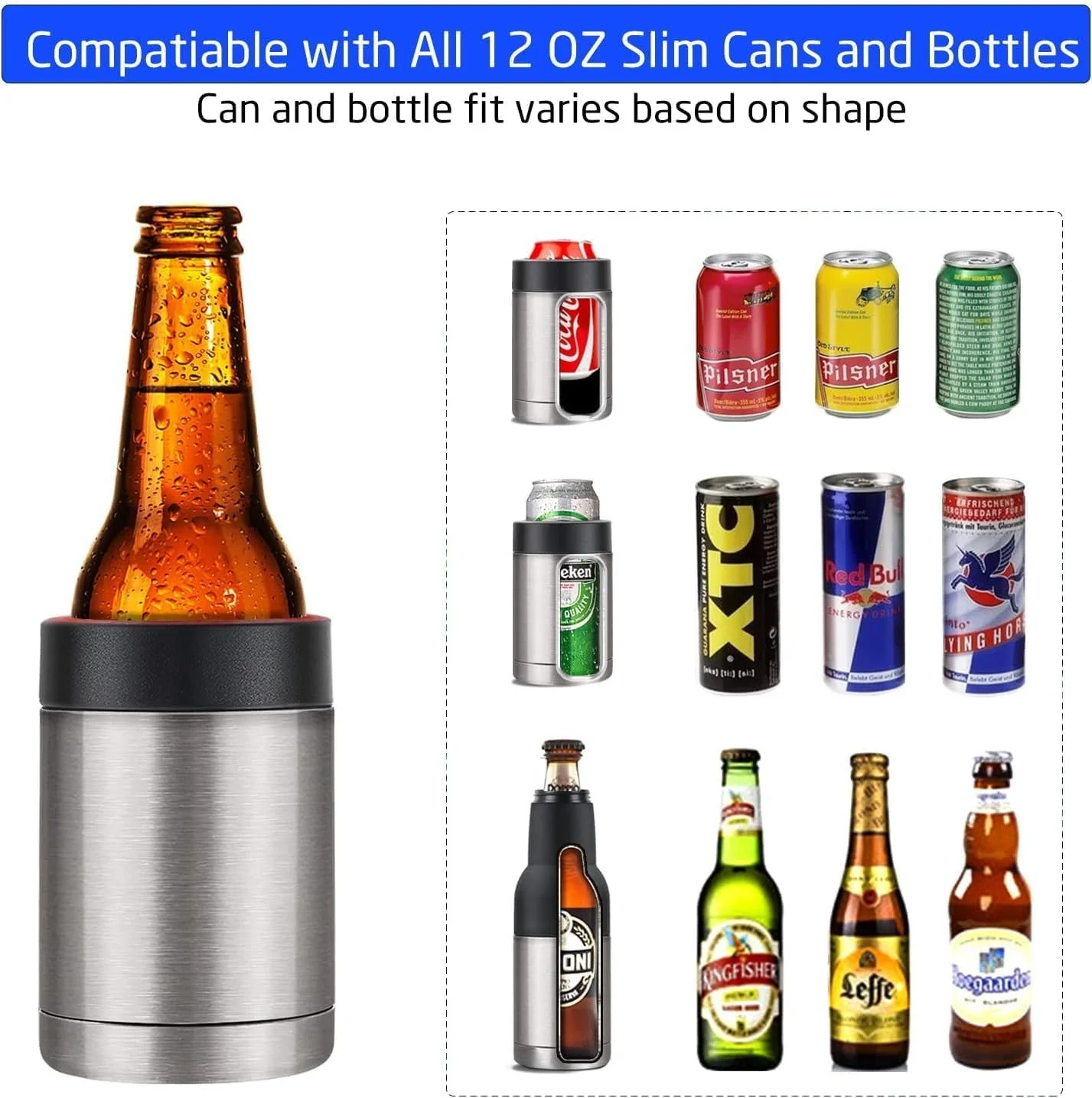 Nineway Premium Beer Cooler and Stubby Holder with Opener Gifts for Lovers - Image 3