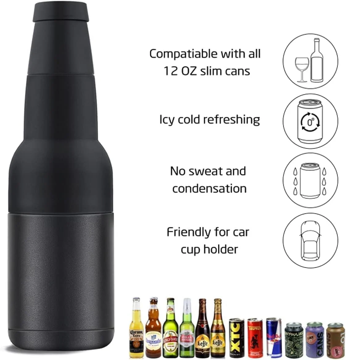 Nineway Premium Beer Cooler and Stubby Holder with Opener Gifts for Lovers - Image 4