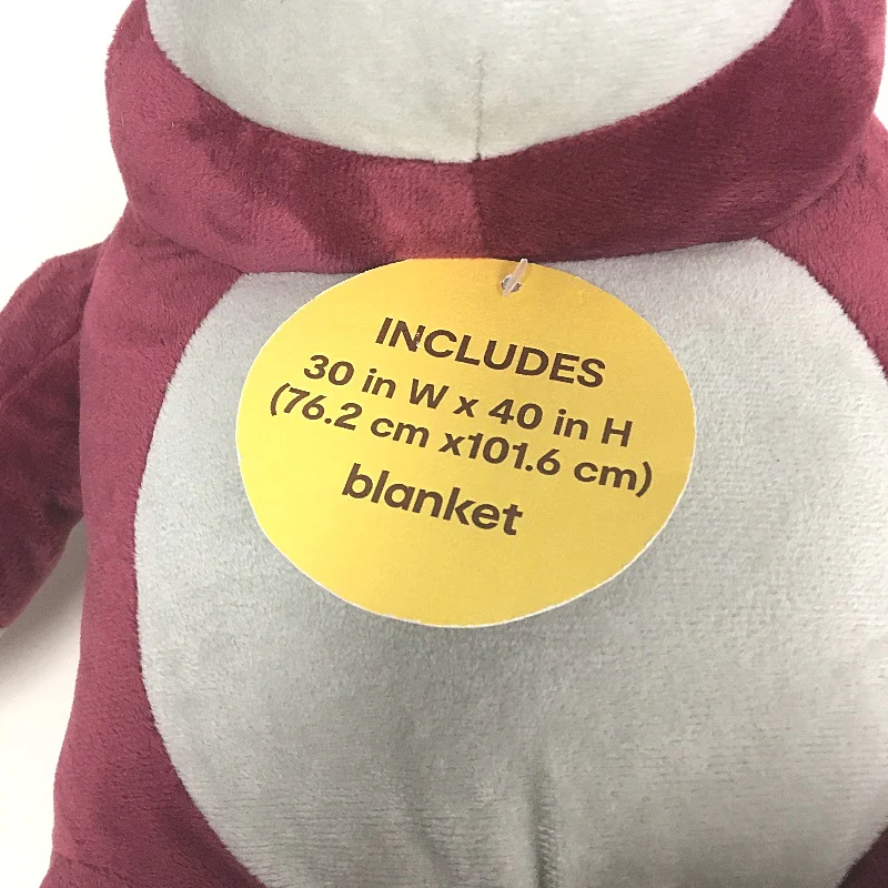 Disney Pixar Toy Story Mulberry Lotso Bear 33cm Plush Toy With 100cm Blanket NEW - Image 4