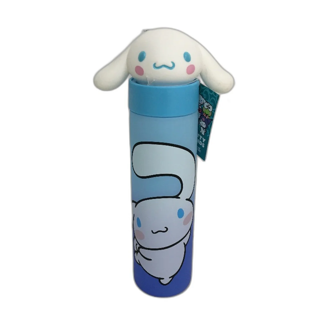 Sanrio Hello Kitty & Friends Cinnamoroll 700ml Drink Bottle & Storage Plush NEW - Image 2