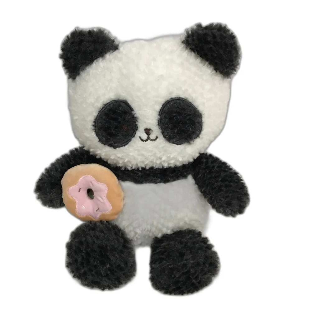 Snackables Super Soft Panda Dog & Bear 3 Piece Weighted Plush Toy Pack 30cm NEW - Image 2