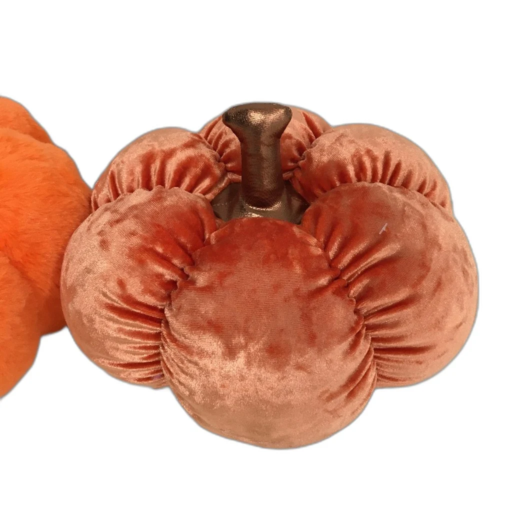 COLLECTABLE 4 Piece Various Sized & Colours Pumpkin Stuffed Toy Pack NEW - Image 3