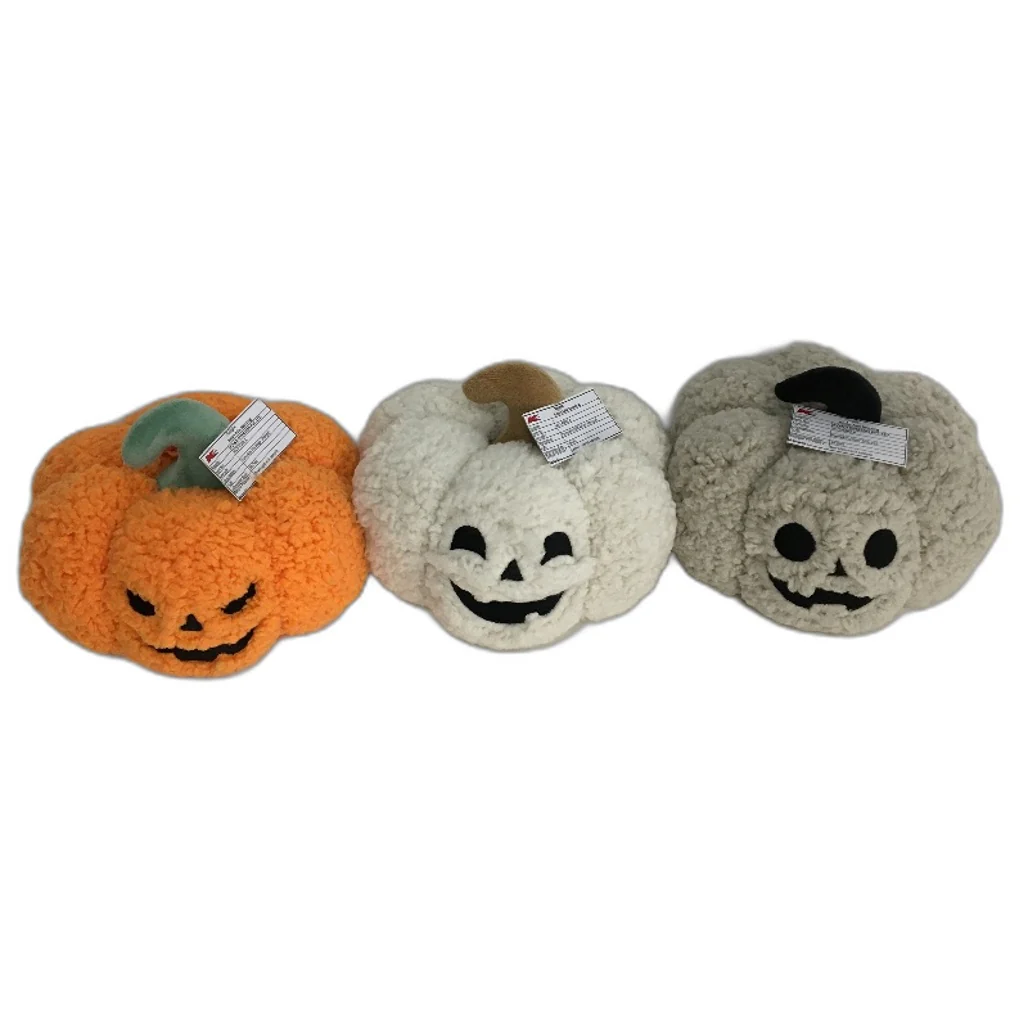 COLLECTABLE 6Pce Various Halloween Pumpkin Yarn Sherpa Look Stuffed Toy Pack NEW - Image 5