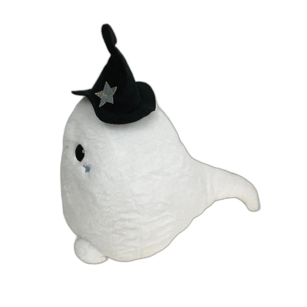 COLLECTABLE 3Pce Soft & Fluffy Happy Ghost Themed Stuffed Toy Pack NEW - Image 3