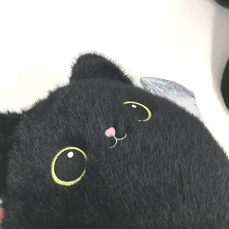 COLLECTABLE 3Pce Soft & Fluffy Winged Black Cat Themed Stuffed Toy Pack NEW - Image 4