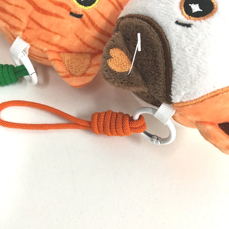 Clipable Pram School Backpack 8 Piece Mini Stuffed Toy Pack Various Animals NEW - Image 5