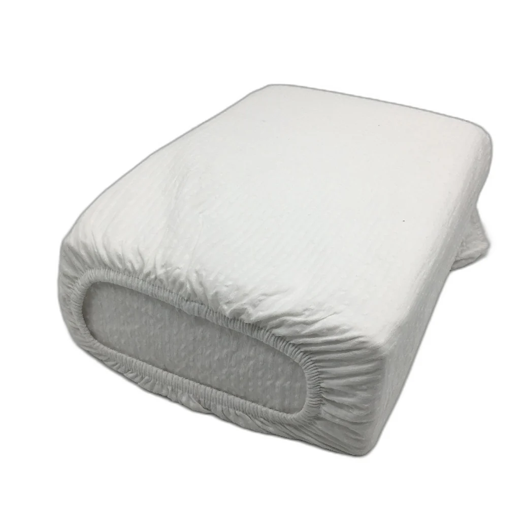 Textured Ruffle White Australian Cotton Quilt Cover Set Size QUEEN NEW - Image 2