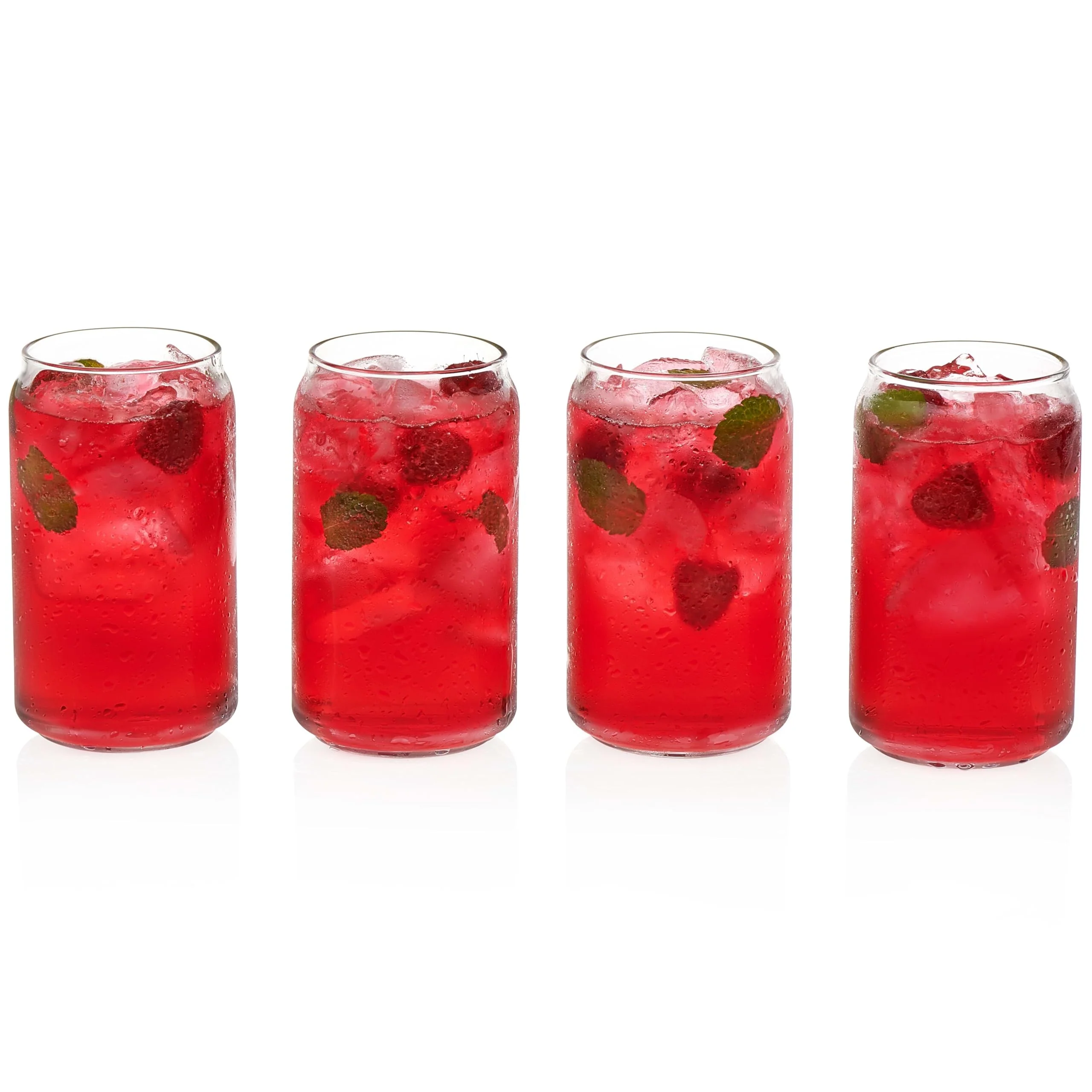 Libbey Classic 16-Ounce Tumbler Glasses Set of 4 Clear Drinkware
