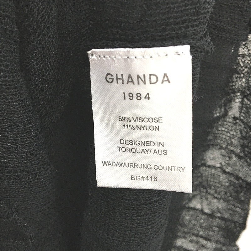 Ghanda Black White Trim Euphoria Knit Fabric Slim Fit Dress Ladies Size M NEW - Image 5