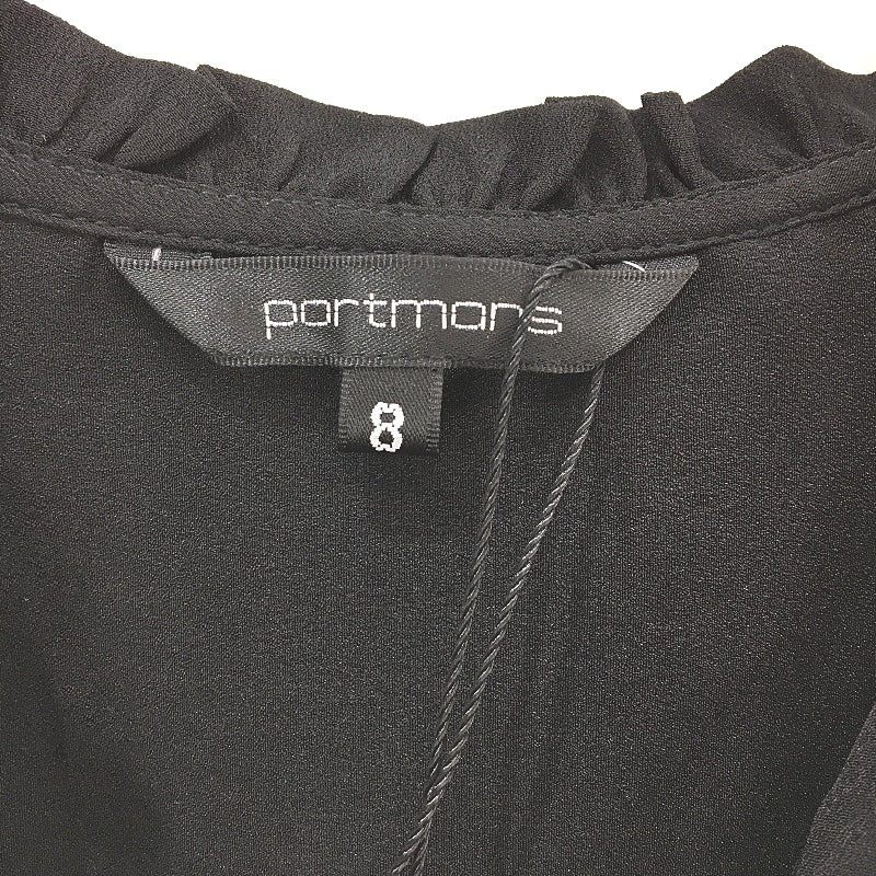 Portmans Black Button Up Lightweight Short Sleeve Blouse Ladies Size 8 NEW - Image 4