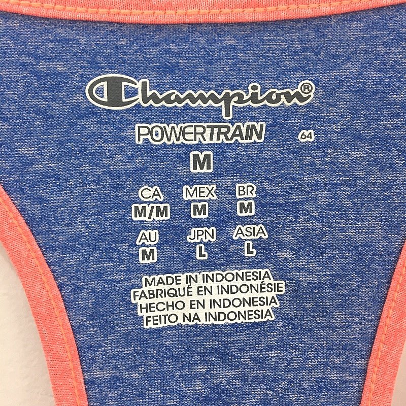Champion Powertrain Heather Odyssey Blue Womens Workout Tank Top Size M NEW - Image 4