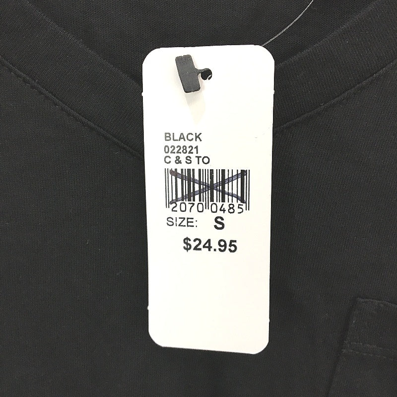 Sportsgirl Black Lightweight Soft Cotton Modal Short T-Shirt Ladies Size S NEW - Image 4
