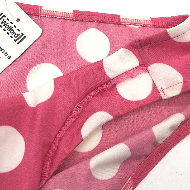 Wolford Pink & White Polka Dot Riviera Swing Tanga Swimwear Bottom Size S NEW - Image 4