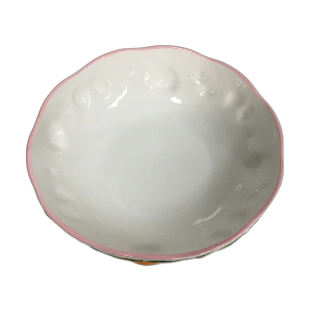 Fruit Salad White & Strawberries Home Decor Ceramic Jug & Platter 4 Pce Set NEW - Image 8