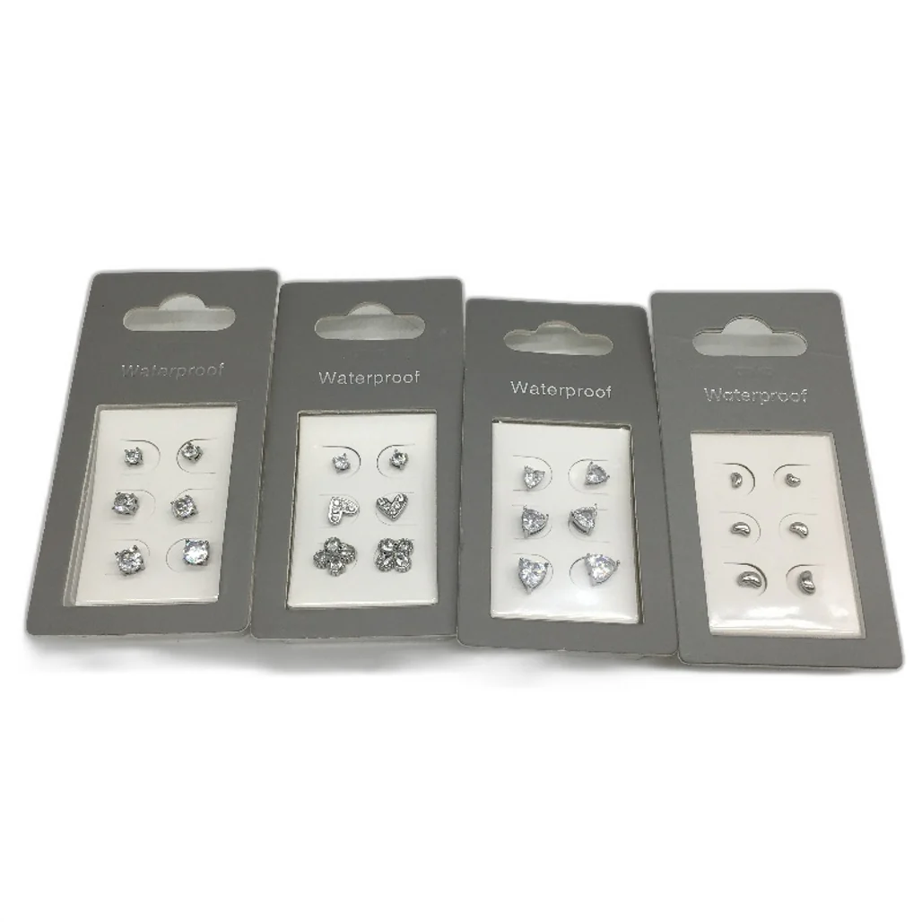 BULK PACK 10 Packets Stainless Steel Waterproof Silver Assorted Jewellery NEW - Image 4