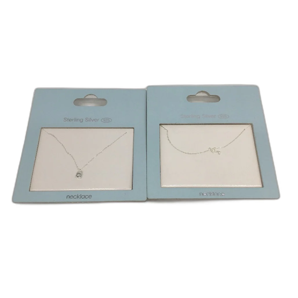 BULK PACK Jewellery 6 Piece Sterling Silver 925 & Cubic Zirconia Necklaces NEW - Image 3