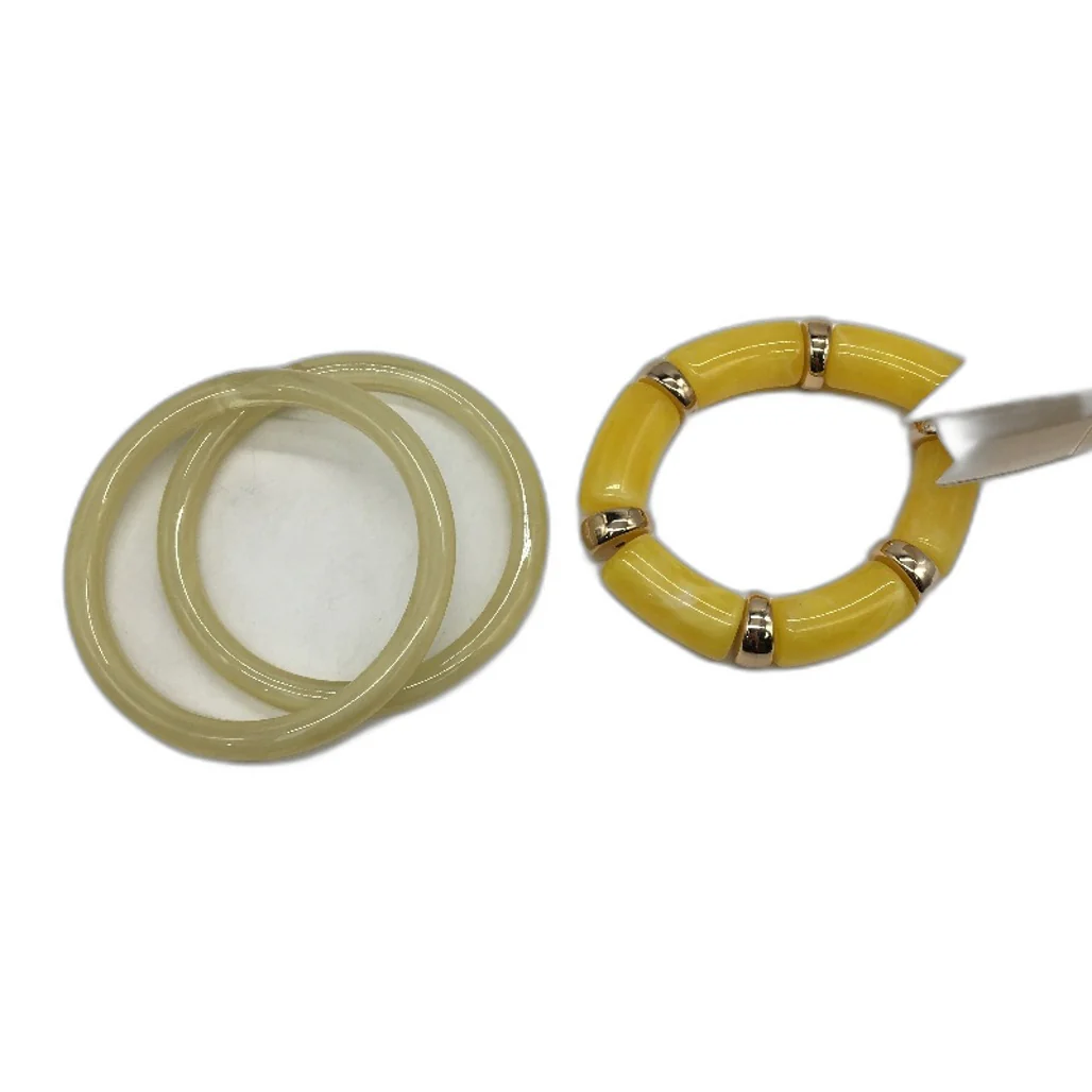 BULK PACK 8 Piece Sunny Yellow Tone Themed  Assorted Fashion Jewellery Pack NEW - Image 3