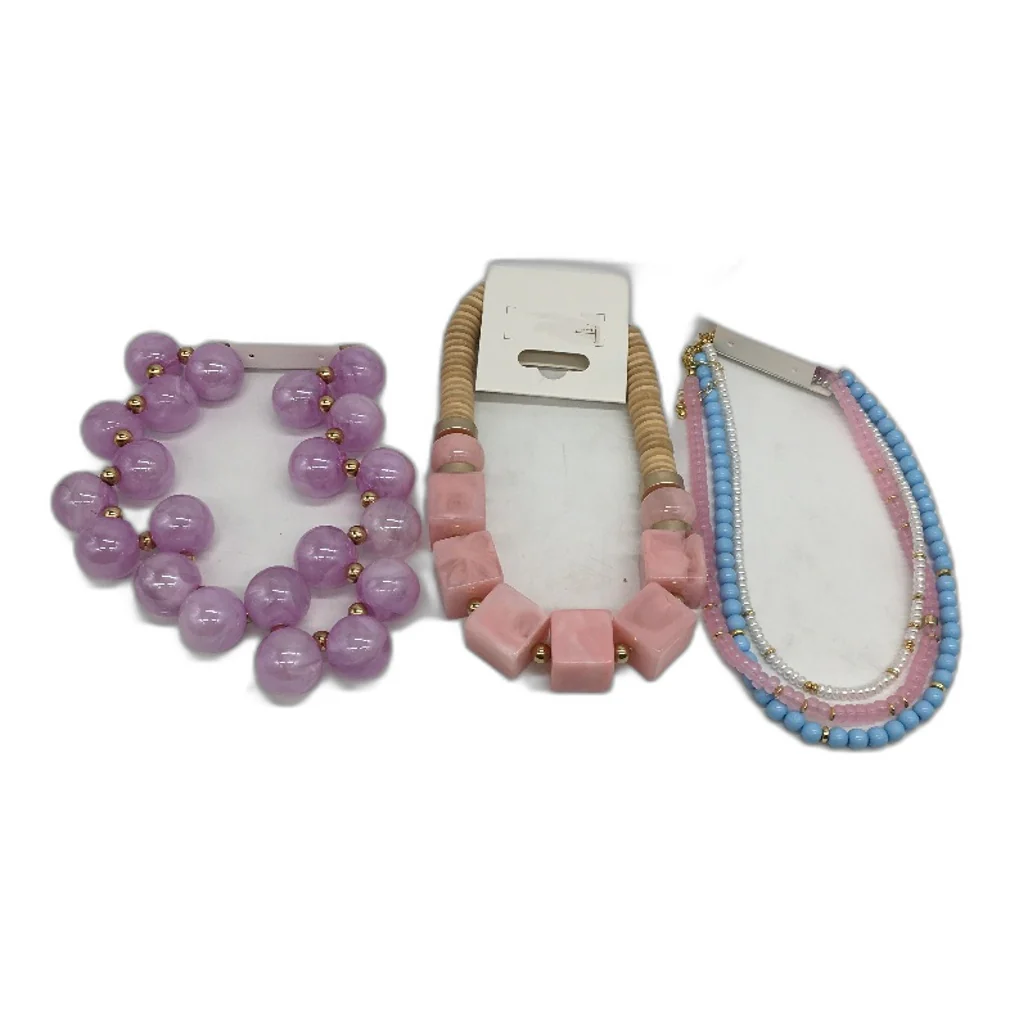 BULK PACK 10 Piece Purple Pink Tone Themed Assorted Fashion Jewellery Pack NEW - Image 4