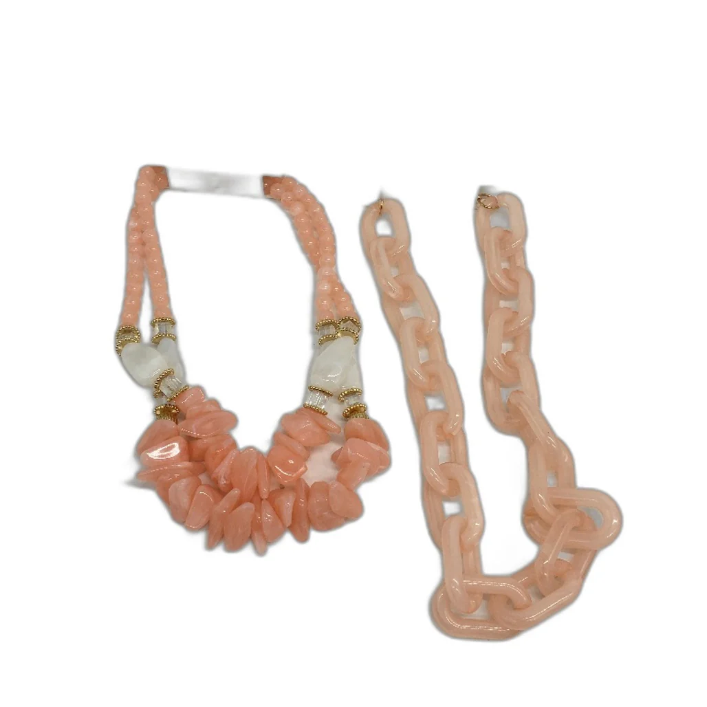 BULK PACK 10 Piece Pink Multi Tone Themed  Assorted Fashion Jewellery Pack NEW - Image 3