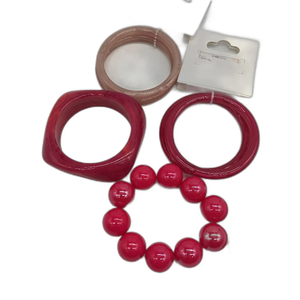 BULK PACK 10 Piece Pink Multi Tone Themed  Assorted Fashion Jewellery Pack NEW - Image 4