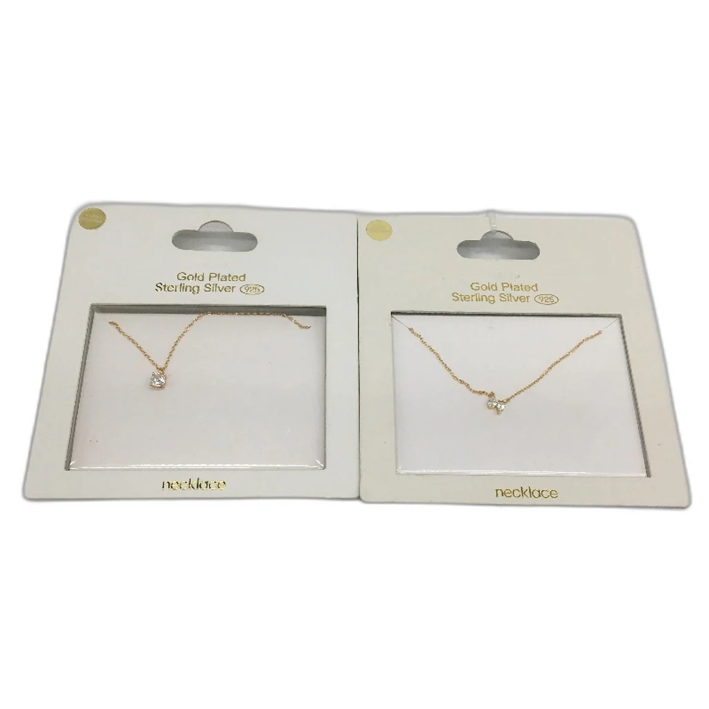 Sterling Silver 925 Gold Plated Necklace Bracelet & Earring 8Piece Jewellery NEW - Image 3