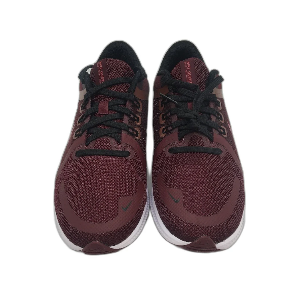 NIKE Quest 4 Burgandy Pointed Heel Running Sneakers Ladies Size US7.5 EU38.5 NEW - Image 2