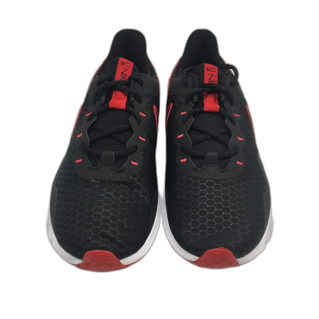 NIKE Legend Essential 2 Black & Red Sneakers Mens Size US11.5 EU 45.5 NEW - Image 2