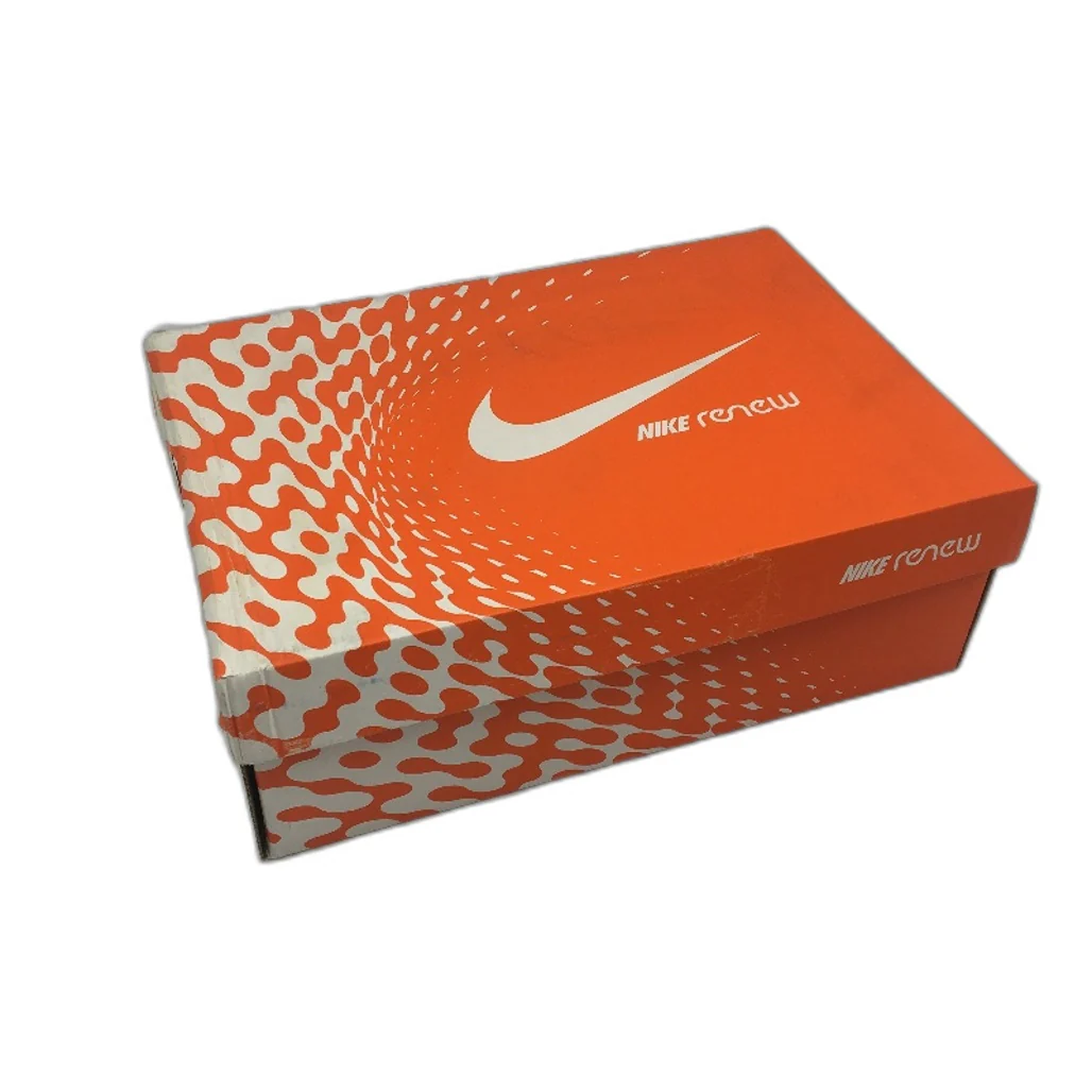 NIKE White & Orange Accent Lace Up Sneakers Ladies Size US11 EU 43 NEW - Image 6