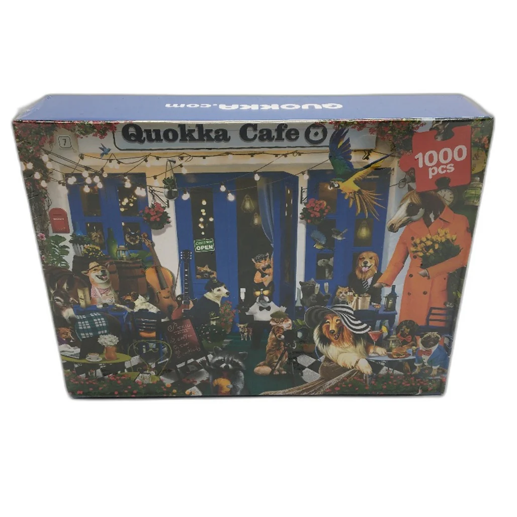 QUOKKA Funny Animals Cafe 1000 Piece Puzzle Jigsaw Ages 15+ SEALED NEW - Image 4