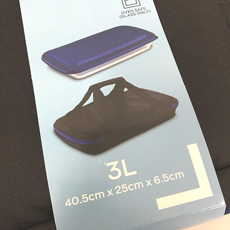 Crofton Bake And Take Set 3L Glass Baking Dish With Lid & Thermal Carry Bag NEW - Image 3