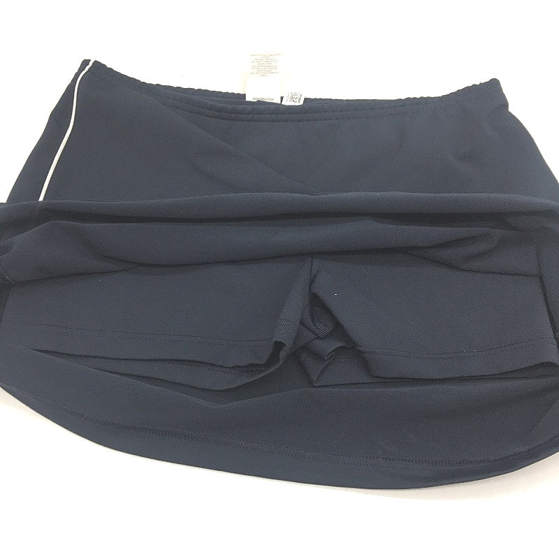 Adidas Navy Blue Tennis Skirt Over Shorts Activewear Skort Ladies Size 14 - Image 4