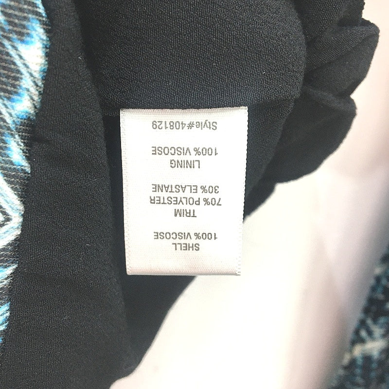 Witchery Teal & Black Zip Up LightweightElastic Waisted Jacket Ladies Size 8 - Image 4