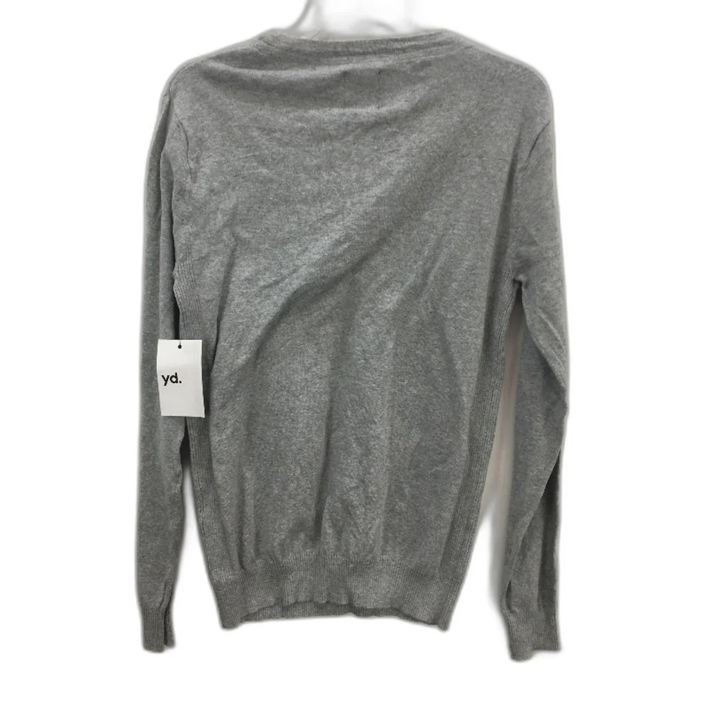 Yd. Cotton Blend Grey Knit Long Sleeve Shay V Neck Mens Size Small NEW - Image 2